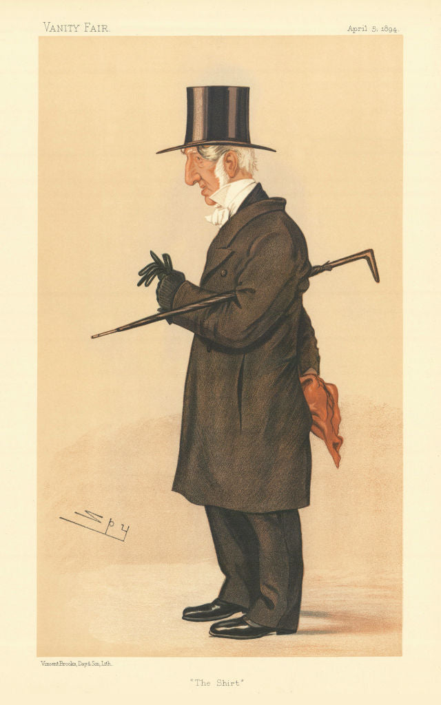 VANITY FAIR SPY CARTOON James Sewell, New College Oxford Warden 'The Shirt' 1894